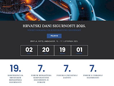Opatija ponovno postaje središte sigurnosti: Stižu Hrvatski dani sigurnosti 2025!
