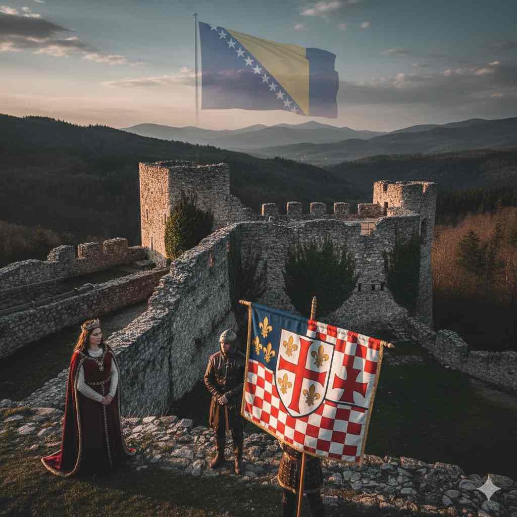 Tisuće "Katarininih nasljednika" na Bobovcu: Poslane snažne poruke mira i zajedništva s drevnog kraljevskog grada