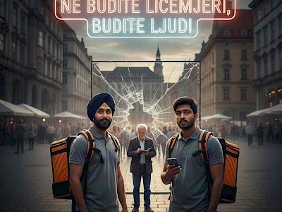 NE BUDITE LICEMJERI, BUDITE LJUDI